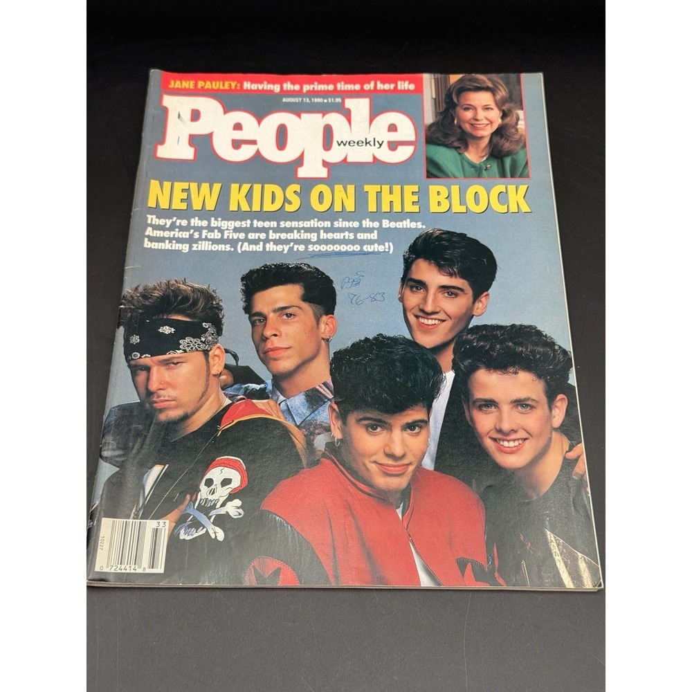 New Kids on the Block PEOPLE magazine 8-13-1990